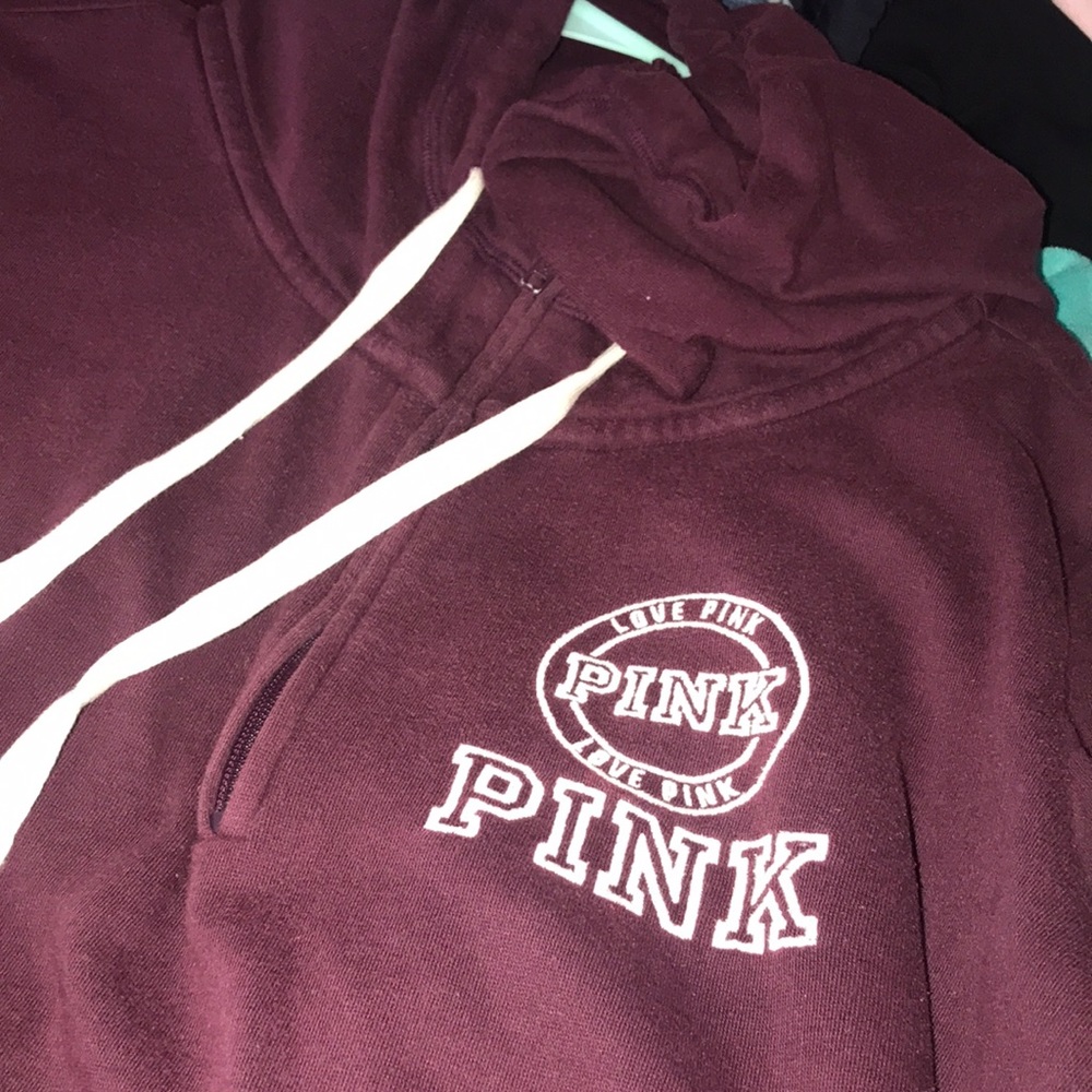 Pink burgundy sweater